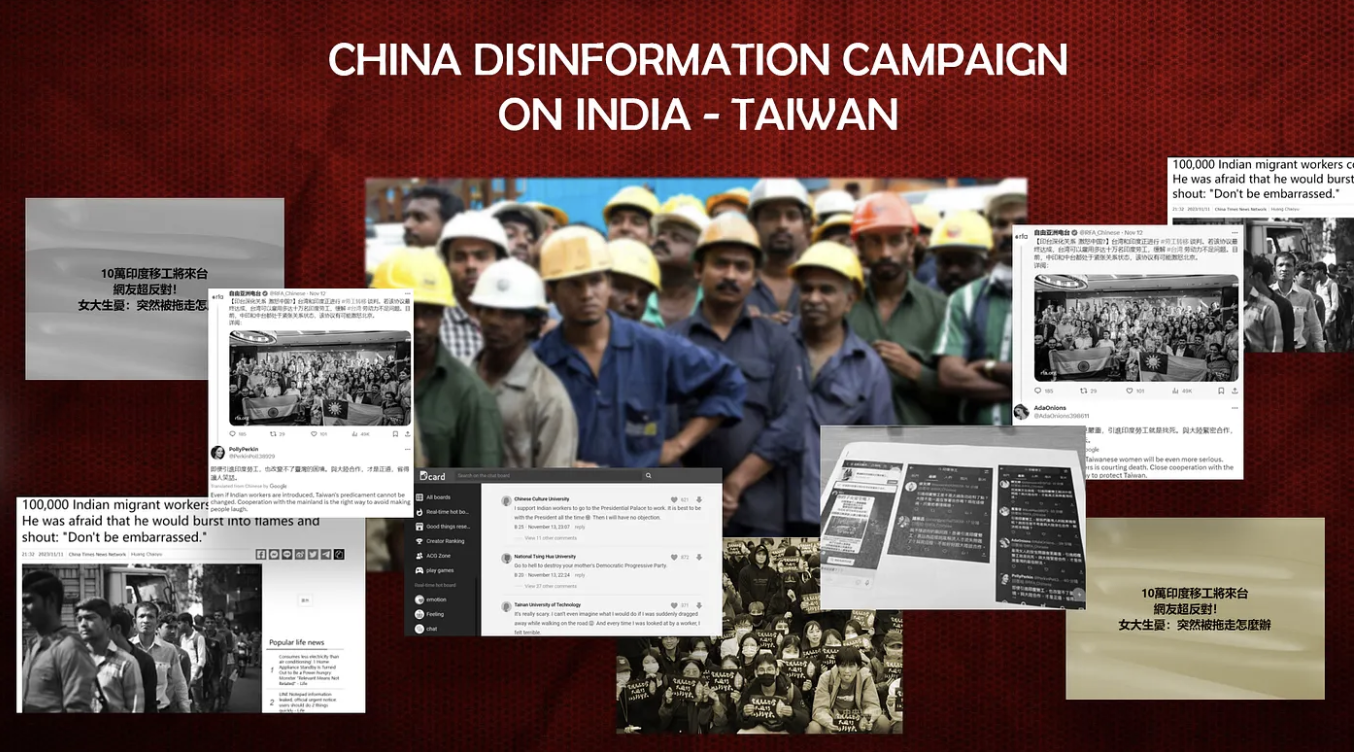 Cover image for China Disinformation Campaigns on India–Taiwan Labour MoU